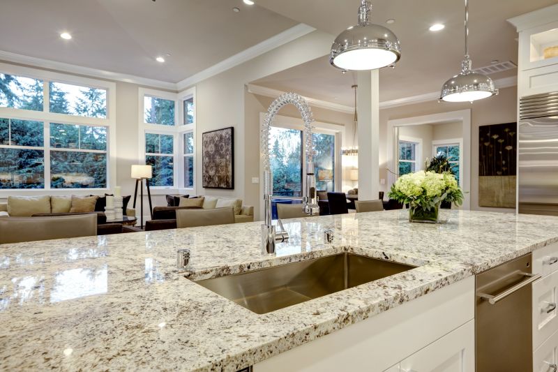 Contemporary Kitchen with Granite